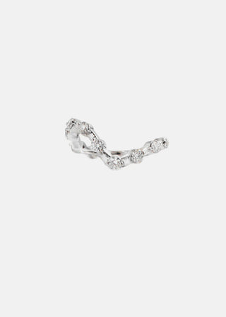 1.0ct Pear Diamond Curved Band Engagement Ring With Wedding Band | Bridal Ring Set