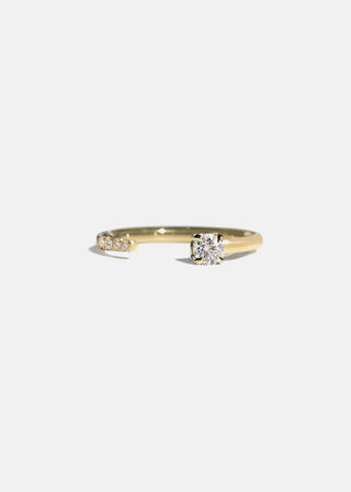 1.50ct Round Diamond Unique Engagement Ring With Matching Wedding Band