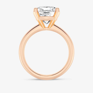 Gorgeous 1.0ct cushion solitaire moissanite ring sparkle close up