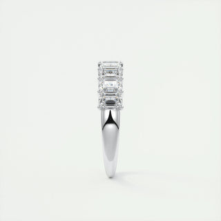 emerald-cut-half-eternity-moissanite-bridal-wedding-band
