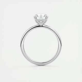 1.35 CT Round Cut Solitaire Moissanite Diamond Engagement Ring