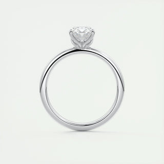 1.91CT Oval Cut Solitaire Moissanite Engagement Ring