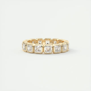 asscher-cut-full-bezel-moissanite-bridal-wedding-band