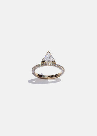 triiliant ring, moissanite triiliant ring, triiliant diamond ring 