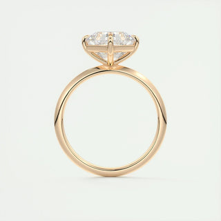 Elegant 2.03ct asscher solitaire moissanite ring sparkle close up