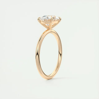 Stunning 1.91ct oval solitaire moissanite ring sparkle close up