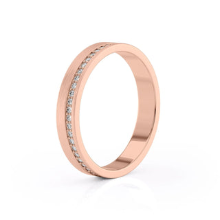 Ethan Round Cut Channel Moissanite Men's Diamond Wedding Band