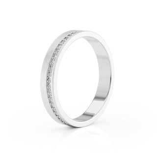 Ethan Round Cut Channel Moissanite Men's Diamond Wedding Band