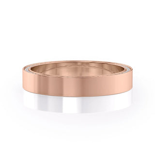 Round Brilliant Cut Halo Moissanite Wedding Band top view