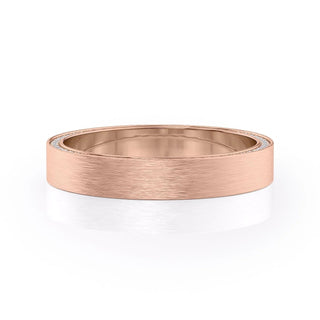 Round Brilliant Cut Halo Moissanite Wedding Band front view