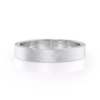 Round Brilliant Cut Halo Moissanite Wedding Band close up