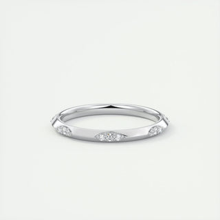 round-cut-flush-moissanite-bridal-wedding-band