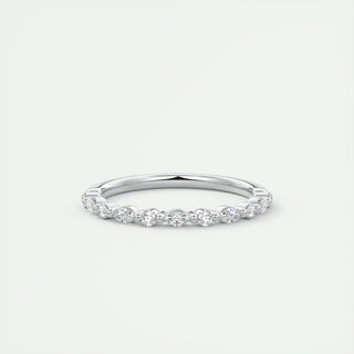 marquise-round-alternative-moissanite-wedding-band