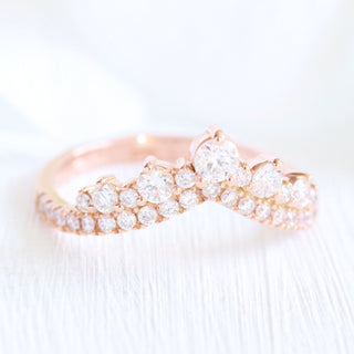 1.50CT Oval Cut Halo Pave Moissanite Diamond Bridal Set