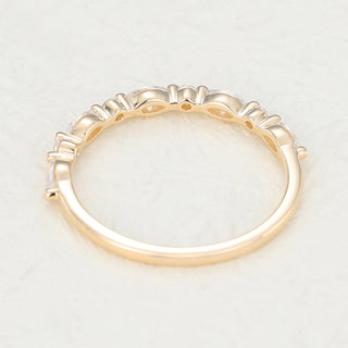 round-marquise-shaped-moissanite-alternative-stone-wedding-band