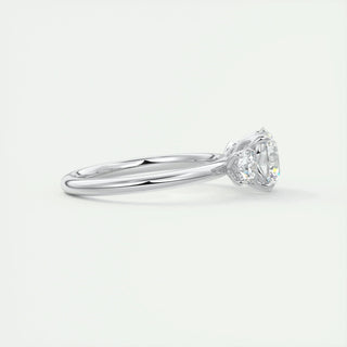 2.0CT Round Cut Three Stone Diamond Moissanite Engagement Ring