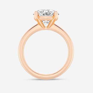 Exquisite 1.0ct oval solitaire moissanite ring sparkle close up
