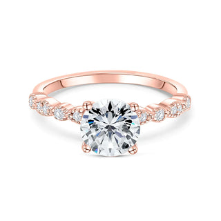 1.80CT Round Cut Solitaire Moissanite Diamond Engagement Ring