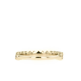 0.44ct Baguette And Round Half Eternity Moissanite Diamond Wedding Band