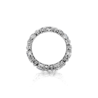 Mixture of Oval, Emerald and Pear Shaped Eternity Diamond Wedding Band