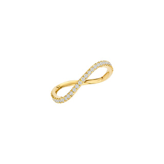 Stunning 2.0ct pear moissanite wedding band side profile view