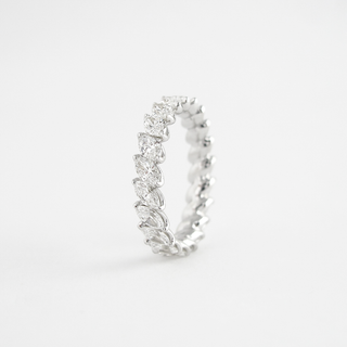 marquise-cut-full-eternity-moissanite-wedding-band