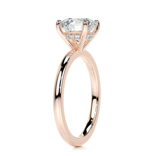 2.0 CT Round Brilliant Solitaire Moissanite Engagement Ring top view