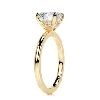 2.0 CT Round Brilliant Solitaire Moissanite Engagement Ring on hand