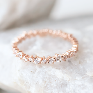 0.54ctw Round Brilliant Cut Full  Eternity Wedding Band
