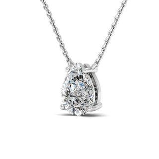 Pear Cut Diamond Moissanite Colleen Necklace For Women