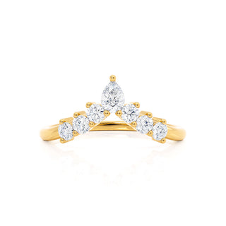round-pear-shaped-moissanite-curved-style-wedding-band