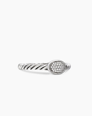 0.05 TCW Unique Round Oval Shape Twisted Moissanite Diamond Wedding Band