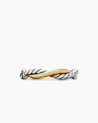 Minimalist Petite Twisted Plain Wedding Band For Men & Women
