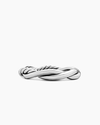 Minimalist Petite Twisted Plain Wedding Band For Men & Women