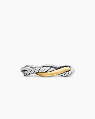 Minimalist Petite Twisted Plain Wedding Band For Men & Women