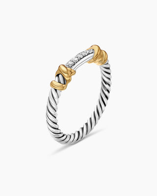 0.05 TCW Round Twisted Wrap Moissanite Diamond Wedding Band