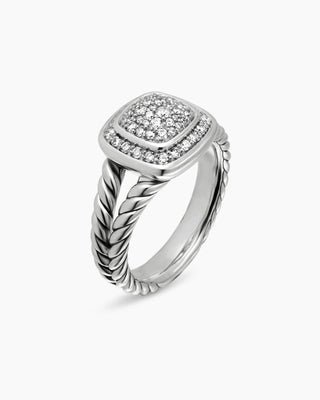 0.37 TCW Antique Round Cluster Twisted Moissanite Diamond Wedding Band