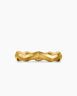 Classic Zigzag Wide Band Wedding Band For Men & Women