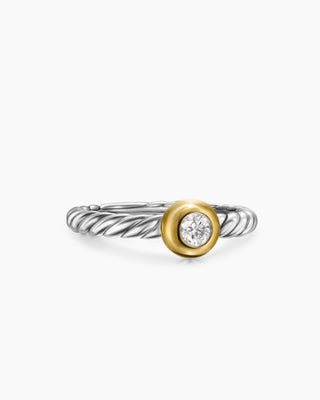 0.12 TCW Unique Round Bezel Twisted Moissanite Diamond Wedding Band