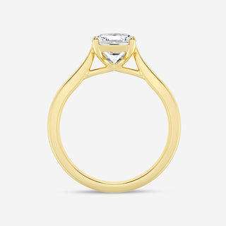 3CT Cushion Cut Moissnite Diamond Solitaire Engagement Ring For Women