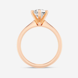 Shimmering 1.0ct marquise solitaire moissanite ring sparkle close up