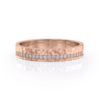 Ethan Round Diamond Moissanite Channel Men's Wedding Band