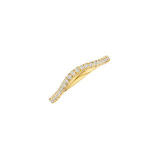 1.50ct Marquise Diamond Unique Curved Engagement Ring With Matching Band | Unique Ring Stack