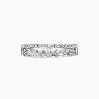 Unique Moissanite Diamond Wedding Band for Women