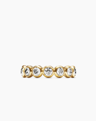 2.0TCW Round Bezel Eternity Moissanite Diamond Wedding Band