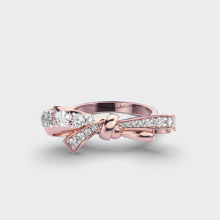 0.6CT Round Cut Diamond Wedding Ring For Women