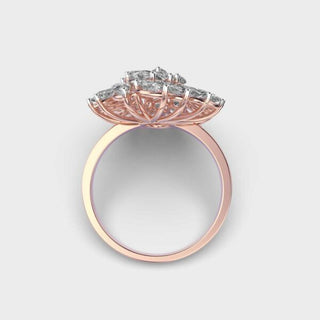 2.3CT Marquise Cut Diamond Solitaire Setting Ring For Women