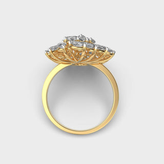 2.3CT Marquise Cut Diamond Solitaire Setting Ring For Women