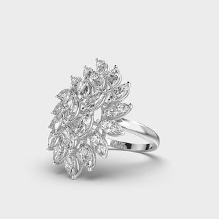 2.3CT Marquise Cut Diamond Solitaire Setting Ring For Women