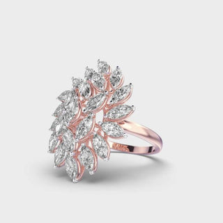 2.3CT Marquise Cut Diamond Solitaire Setting Ring For Women